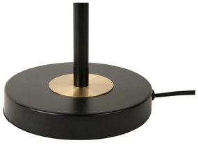 Fekete asztali lámpa fém búrával (magasság 40 cm) Gold Disc – Leitmotiv