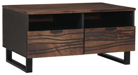 Kávézóasztal 80x54x40 cm Tömör Mangó Fából