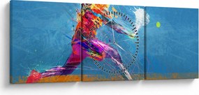 Kép - Festett teniszező (órával) (90x30 cm)