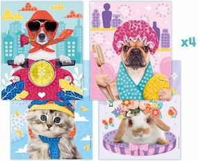 Mozaikos képkészítő készlet, MAPED CREATIV, Cute Animals, aranyos állatok (IMAC907050)