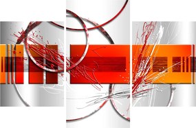 Absztrakt kép (90x60 cm)
