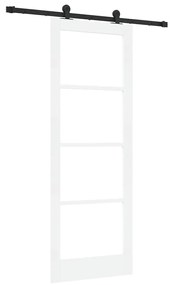 Csúszó Ajtó ORKDAL Fehér 78 x 211 cm Fa és fém