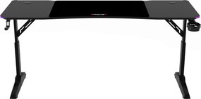 LUMEN RGB LED gamer asztal 140 × 60 cm