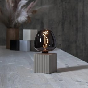 Világosszürke lámpa állvány 10 cm Box – Star Trading