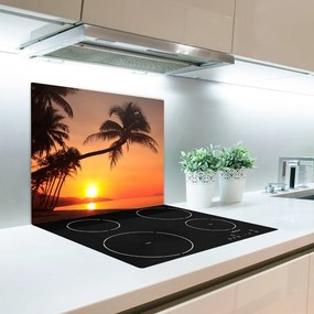 Üveg vágódeszka Sunset Beach 60x52 cm