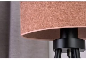 Duolla - Asztali lámpa OVAL 1xE27/15W/230V átm. 30 cm rózsaszín