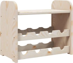 vidaXL tömör fenyőfa bortartó állvány tetővel 43 x 25 x 37 cm