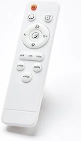 Brilliant - LED Dimmelhető mennyezeti lámpa BAARLO LED/36W/230V átm. 50 cm fehér + távirányító