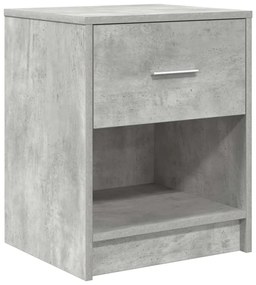 Betonszürke éjjeliszekrény fiókkal 40x34x50 cm