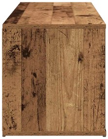 TV szekrény Régi fa 120x34x37 cm Gépelt fa