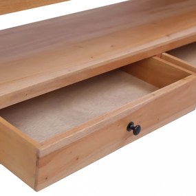 tömör mahagóni TV-szekrény 115 x 30 x 40 cm