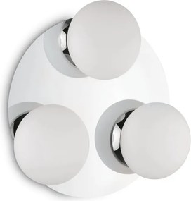Ideal Lux Evolution króm fürdőszobai mennyezeti lámpa IP44 védelemmel