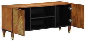 TV szekrény 105x33x46 cm Tömör mangófából