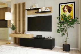 CAMINO szett kézműves tölgy, fekete