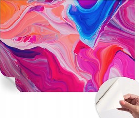 Öntapadós Dekoratív Fotótapéta Hálószobába Folyékony hullámok 152x104 cm