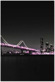 Poszterek 80x120 Híd Lila fények