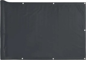 vidaXL antracitszürke PVC belátás elleni erkélyparaván 500x120 cm