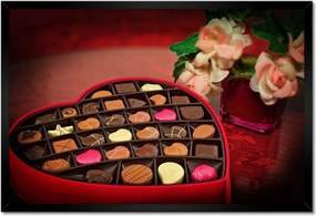 Poszterek keretben 60x40 Nőnap Ajándék Love