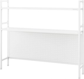 Jan Nowak Fém Íróasztali Állvány 115 cm Perforált Wendy Fehér