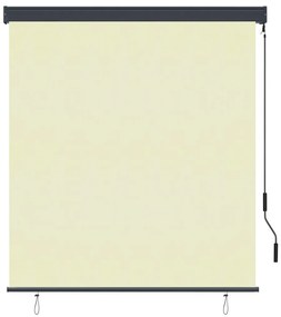 krémszínű kültéri roló 140 x 250 cm