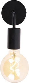 Modern fali lámpa fekete 15,5 cm - Facile