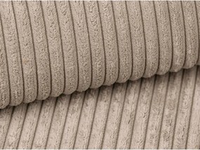 Világosbarna kordbársony kanapé 255 cm Campi – Cosmopolitan Design