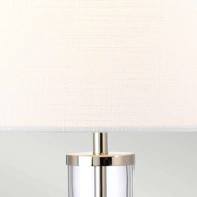 Elstead modern asztali lámpa orb nikkel elsorb-clear-pn-wht