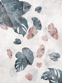 Monstera tapéta Pálma Absztrakt Trópusi levelek Elegancia 184x254 +ragasztó
