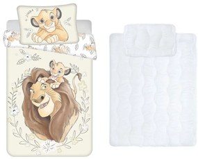 Disney Az Oroszlánkirály gyerek, ovis ágyneműhuzat és paplan/párna szett 100x135 cm 40x60 cm (Simba)