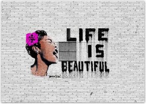 Poszterek A5 Szint Banksy Life is beautiful