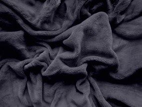 Mikroszálas lepedő SOFT BRONE 90x200 cm antracitszürke