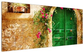 Egy régi ajtó képe (120x50 cm)