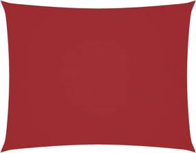 vidaXL piros téglalap alakú oxford-szövet napvitorla 3 x 4 m