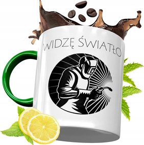 Zöld Bögre Hegesztőnek Születésnapra Ajándék fényképes nyomtatással