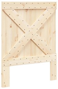 tömör fenyőfa fejtámla 80 x 104 cm