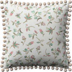 Dekoria párnahuzat Wera virágok világos háttérrel