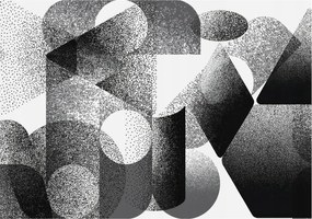 Fotótapéta Flizelin Fali szett Geometrikus formák 208x146 +ragasztó