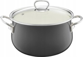 Optimum fazék fedővel 1,3L Zománc