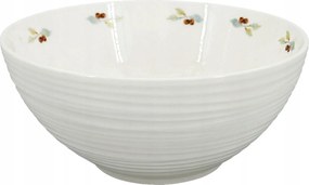 Porcelán tál Croft Berries 16cm, zöld/piros