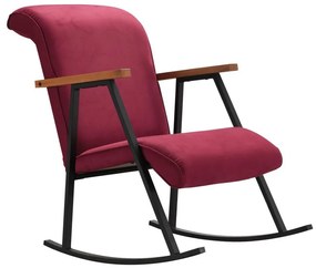 LUNI piros hintaszék