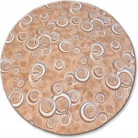 Szőnyeg Kerék 200 Drops bézs kerek pöttyös csepp @65964