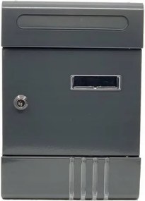 Robert postaláda grafitszürke Gjm acél 2 db A4-es kulcs