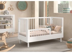 Fehér bükkfa babaágy 70x140 cm Forrest – Vipack