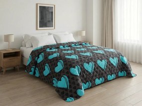 Ágytakaró KASUGA, türkiz Méret: 170 x 210 cm