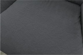 Sötétszürke műszőrme babzsákfotel Lilibet – Bobochic Paris