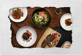 Poszterek 90x60 Ázsia a tányéron