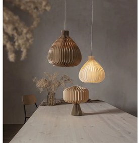 Világosbarna lámpabúra ø 38 cm Honeycomb – Star Trading