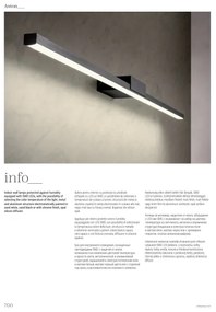 Redo01-3270-LED Fürdőszobai tükörmegvilágítás ASTON LED/12W/230V CRI90 IP44 fekete