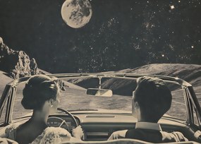 Poszter 35x25cm Vigyél engem a Holdra