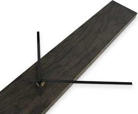 Elegáns falióra sötét tömör tölgyfából - DARKA